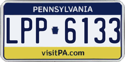 PA license plate LPP6133