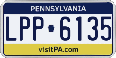 PA license plate LPP6135