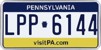 PA license plate LPP6144