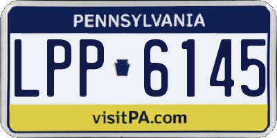 PA license plate LPP6145