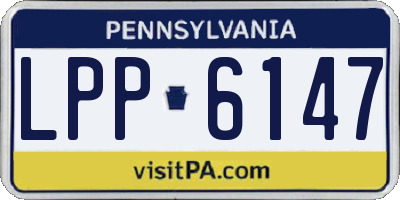 PA license plate LPP6147