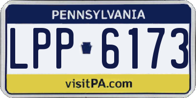 PA license plate LPP6173