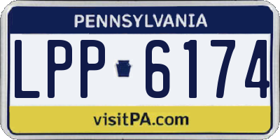 PA license plate LPP6174