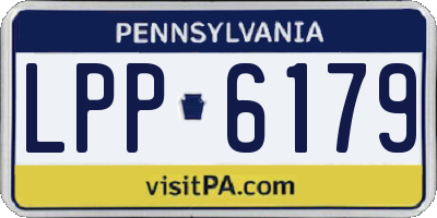 PA license plate LPP6179