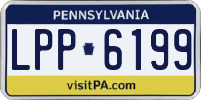 PA license plate LPP6199