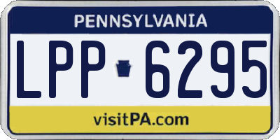 PA license plate LPP6295