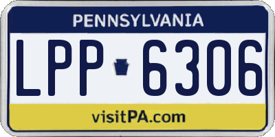 PA license plate LPP6306