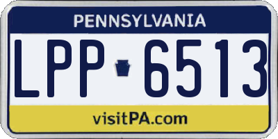 PA license plate LPP6513
