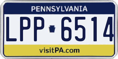 PA license plate LPP6514