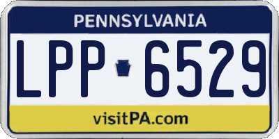 PA license plate LPP6529