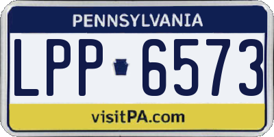PA license plate LPP6573