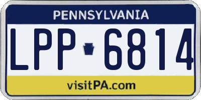PA license plate LPP6814