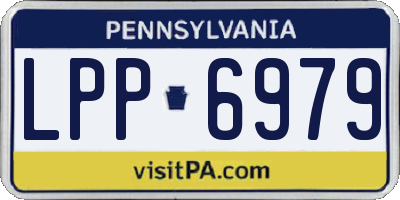 PA license plate LPP6979