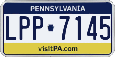PA license plate LPP7145