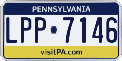 PA license plate LPP7146