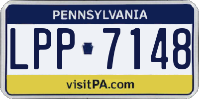 PA license plate LPP7148