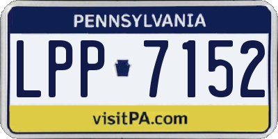 PA license plate LPP7152