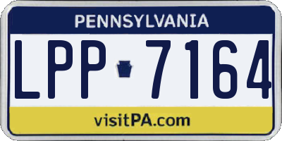 PA license plate LPP7164