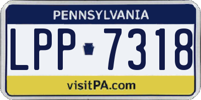 PA license plate LPP7318