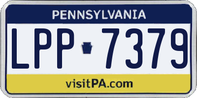 PA license plate LPP7379
