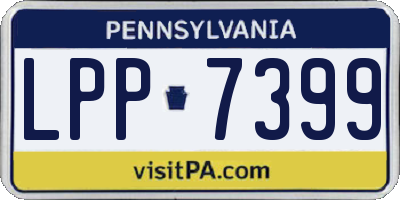 PA license plate LPP7399
