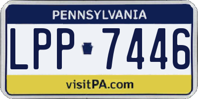 PA license plate LPP7446