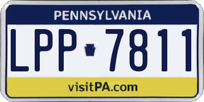 PA license plate LPP7811