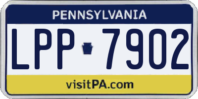 PA license plate LPP7902