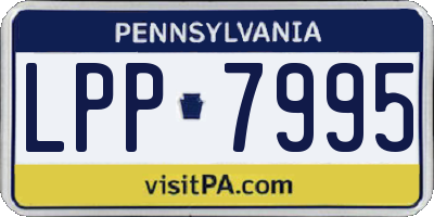 PA license plate LPP7995