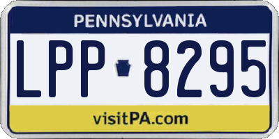 PA license plate LPP8295