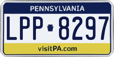 PA license plate LPP8297