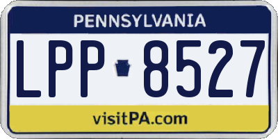 PA license plate LPP8527