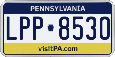 PA license plate LPP8530