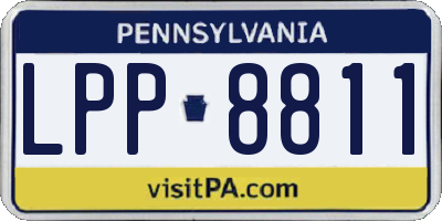 PA license plate LPP8811