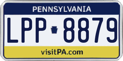 PA license plate LPP8879