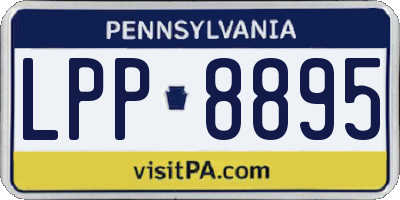 PA license plate LPP8895