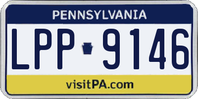 PA license plate LPP9146