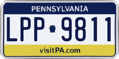 PA license plate LPP9811