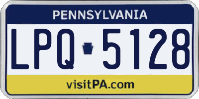 PA license plate LPQ5128