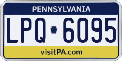 PA license plate LPQ6095