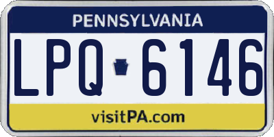 PA license plate LPQ6146