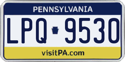 PA license plate LPQ9530