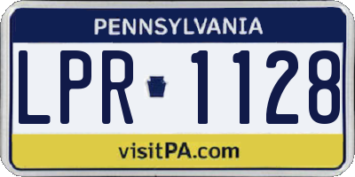 PA license plate LPR1128
