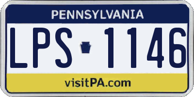 PA license plate LPS1146