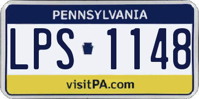 PA license plate LPS1148