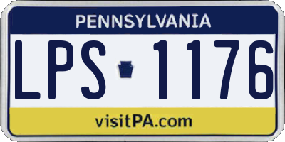 PA license plate LPS1176