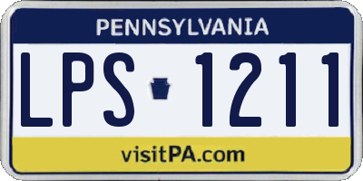 PA license plate LPS1211