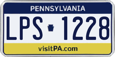 PA license plate LPS1228