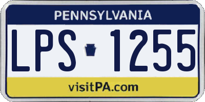 PA license plate LPS1255