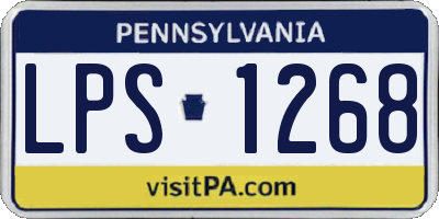 PA license plate LPS1268